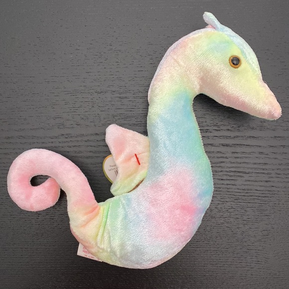 TY Beanie Baby “Neon” the Rainbow Seahorse - 1999 - Picture 4 of 10